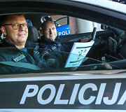 Kelių policijos ralio atidarymas ir startas