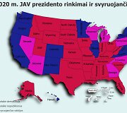 2020 m. JAV prezidento rinkimai ir svyruojančios valstijos