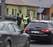 Policijos reidas Kauno Europos pr.