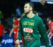 Antrosios rinktinės rungtynės: Lietuva &ndash; Gruzija. Donatas Motiejūnas