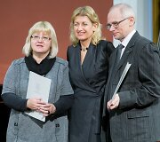 Kultūros ministrė Liana Ruokytė-Jonsson įteikė Kultūros ministerijos premijas