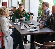 Susitikimas Betliejuje su Lietuvos biuro Ramaloje diplomate Nida Dalmantaite