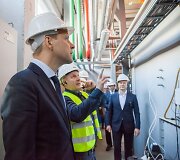 Naujos biokuro katilinės Vilniuje atidarymas
