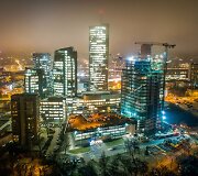 Gimtadienį &scaron;venčiančio Vilniaus vaizdai