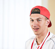 Į Vilnių grįžo pasaulio jaunimo plaukimo čempionas Andrius &Scaron;idlauskas