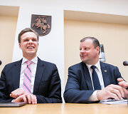 Gabrielius Landsbergis ir Saulius Skvernelis