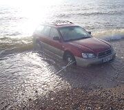 &bdquo;Subaru&ldquo; prie Baltijos jūros