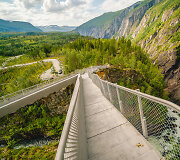 Tiltas vir&scaron; V&oslash;ringsfossen 