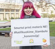 Vilniaus Moterų namai rengia akciją i&scaron;reik&scaron;ti paramą smurto prie&scaron; moteris įveikimui