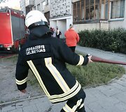 Gaisras Tuskulėnų gatvėje Vilniuje