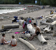 Neįprastai kar&scaron;tas pavasaris Novosibirske