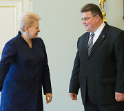 Dalia Grybauskaitė ir Linas Linkevičius