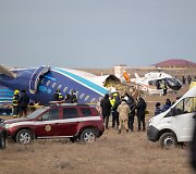 Bendrovės &bdquo;Azerbaijan Airlines&ldquo; lėktuvo katastrofa / Isa Tazhenbayev / ZUMAPRESS.com