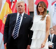 Donaldas Trumpas ir Melania Trump