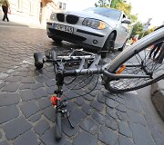 Vilniuje (Liejyklos gatvėje) BMW partrenkė dviratininkę.