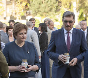 Bendražygiai pagerbė Algirdo Brazausko atminimą
