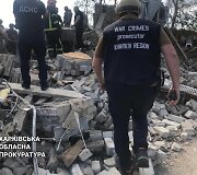 Rusijos pajėgos smogė maisto prekių parduotuvei Charkivo srityje