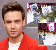 Prie Jungtinės Karalystės ambasados Vilniuje &ndash; žvakės ir gėlės Liamui Payne&lsquo;ui atminti