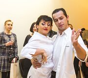 Deividas Me&scaron;kauskas ir Katerina Voropaj 