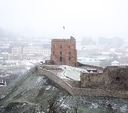 Vilniečiai pro langą i&scaron;vydo pirmąsias snaiges