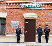 Kaune atidarytas rekonstruotas policijos komisariatas