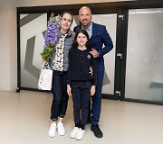 Remigijus Žiogas su dukra Riana