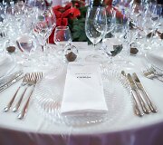 Gala vakarienės akimirka
