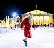 Kalėdi&scaron;kai pasipuo&scaron;ęs Vilnius