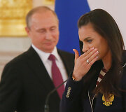 Vladimiras Putinas ir Jelena Isinbajeva