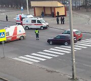 Kaune perėjoje sužaloti du žmonės