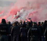&bdquo;Lietuvos ryto&ldquo; fanų eisena Kaune