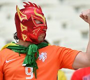 Nyderlandų ir Meksikos rinktinių a&scaron;tuntfinalio žūtbūtinis mū&scaron;is