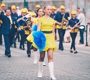 Dainų &scaron;ventės eisena Vilniuje