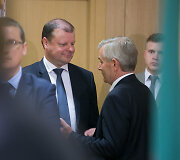 Saulius Skvernelis ir Viktoras Pranckietis