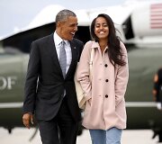 Barackas Obama su dukra Malia