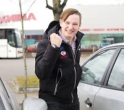 Ignas Gelžinis mokomuoju automobiliu laikė &bdquo;vairavimo egzaminą&ldquo;