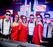 Vakarėlio klube &bdquo;Mojo Lounge&ldquo; akimirka