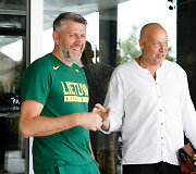 Darius Maskoliūnas ir Rimas Kurtinaitis