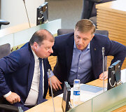 Saulius Skvernelis ir Ramūnas Karbauskis