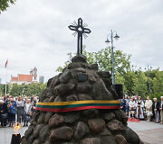 Okupacijos, genocido ir sovietmečio represijų aukų pagerbimo ceremonija