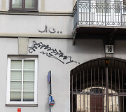 Grafiti prie&scaron;iniai Užupyje