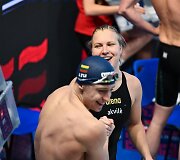 Rūta Meilutytė ir Mantas Kau&scaron;pėdas