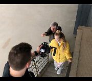 Klipo filmavimo akimirka