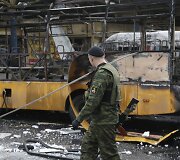 Donecke ap&scaron;audyta autobusų stotis