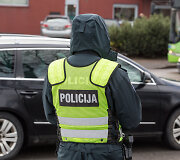 Kelių policijos reidas Tvirtovės alėjoje