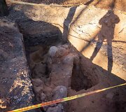 Archeologai pristatė Reformatų skvere atkastus radinius