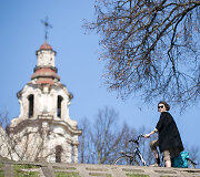 Vilniečiai džiaugiasi vasari&scaron;ku kar&scaron;čiu