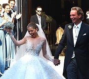 &bdquo;Swarovski&ldquo; paveldėtojos Victorios Swarovski vestuvių akimirka