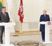 Dalia Grybauskaitė ir Algirdas Butkevičius