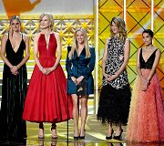 &bdquo;Nekalto melo&ldquo; aktorės Shailene Woodley, Nicole Kidman, Reese Witherspoon, Laura Dern ir Zoe Kravitz